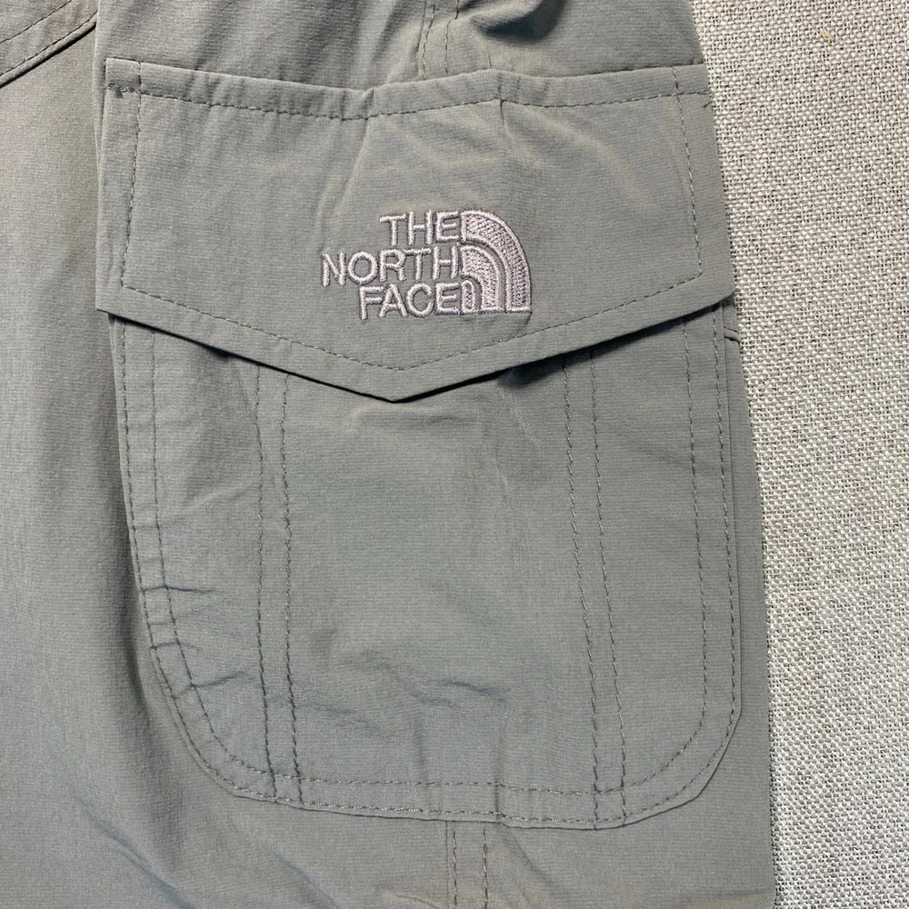 The North Face Mens XXXL Grey Convertible Hiking Cargo Pants Zip Off Trousers